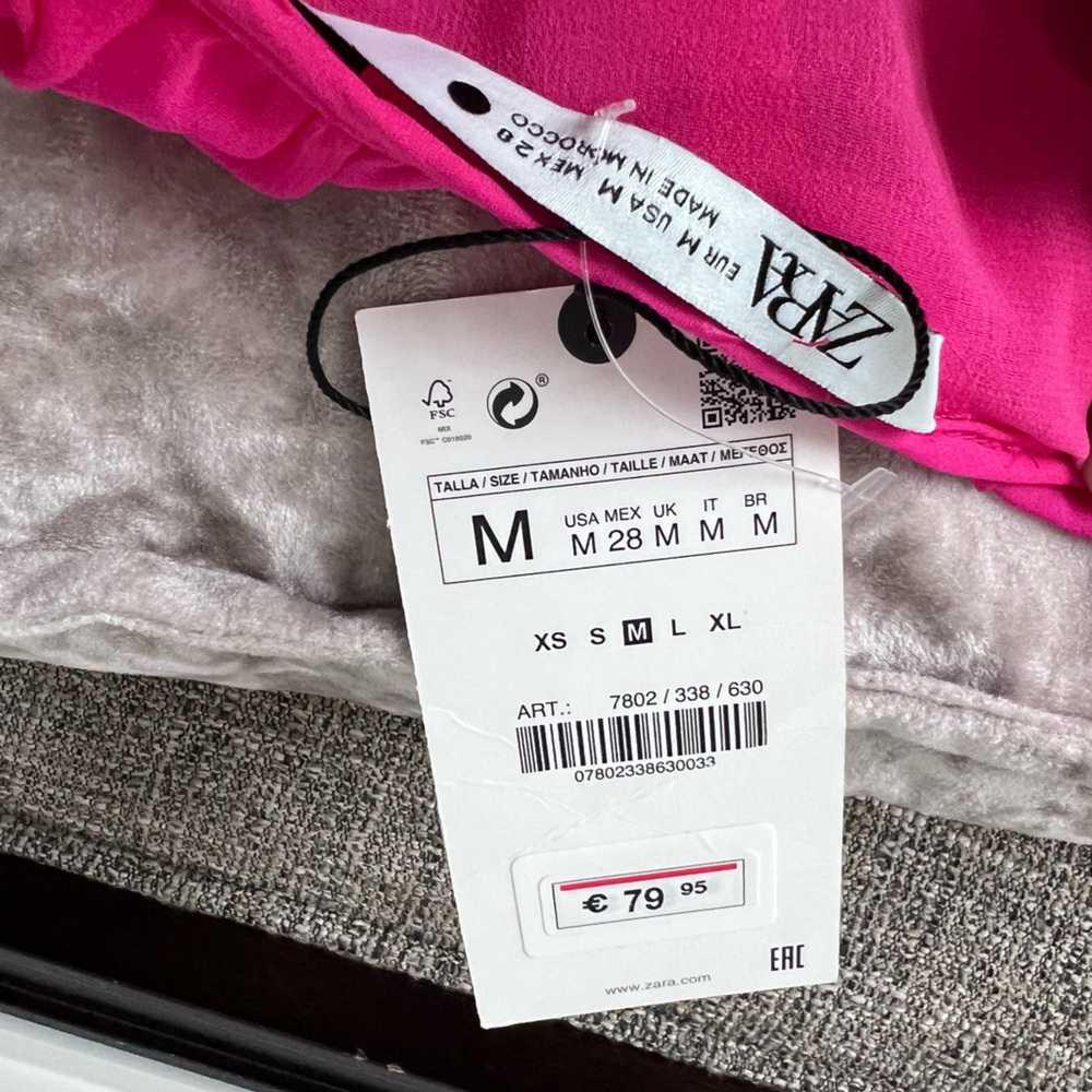 Zara Vibrant Pink Maxi Dress - Picture 12 of 12
